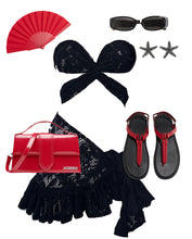 Load image into Gallery viewer, LACE set in Black