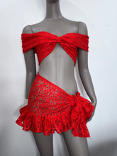 Load image into Gallery viewer, LACE set in Red