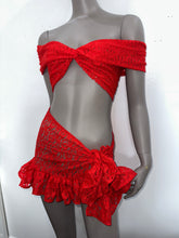 Load image into Gallery viewer, LACE set in Red