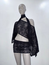 Load image into Gallery viewer, SHAKA | Mini skirt - Black Lace
