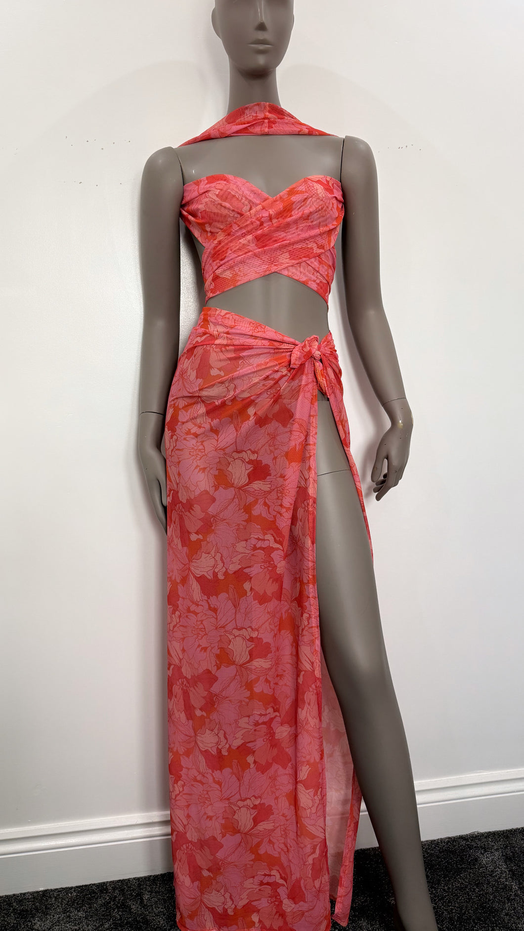 FLORA set in coral