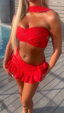 Load image into Gallery viewer, LACE set in Red
