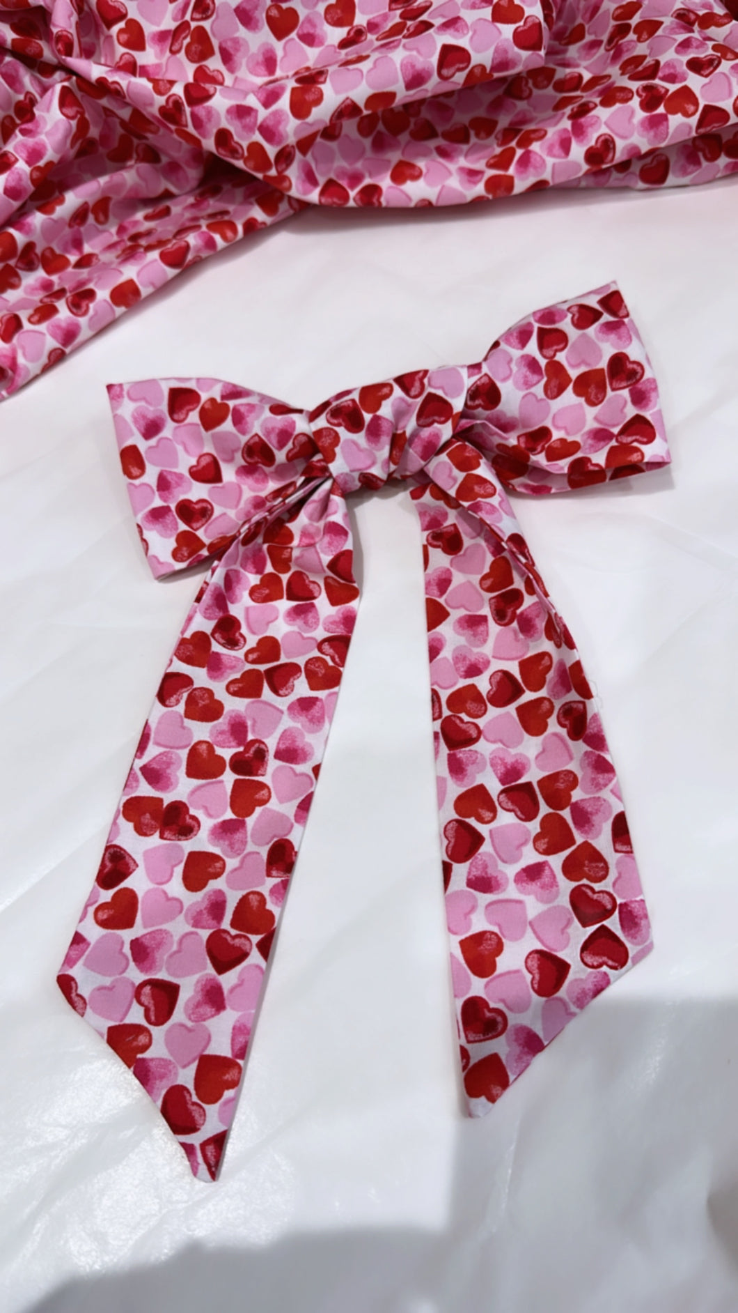 Valentines heart bow